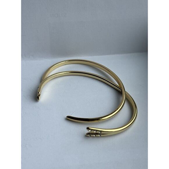 Michelle Campbell Gold Talon Bracelet Set Yellow Gold Plated - Picture 1 of 5